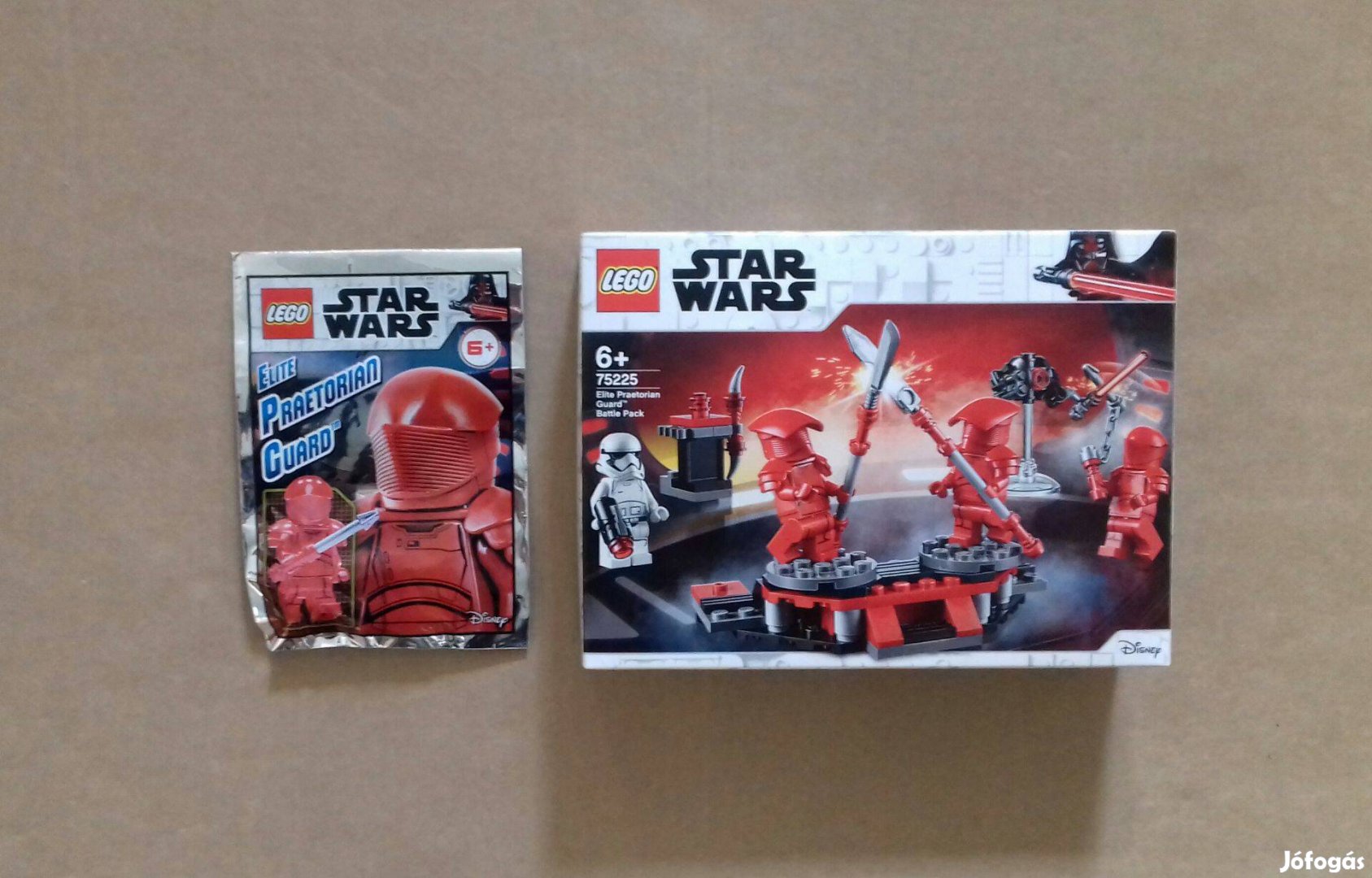 Bontatlan Star Wars LEGO Elit testőr minifigura + 75225 Harci cso.Foxá