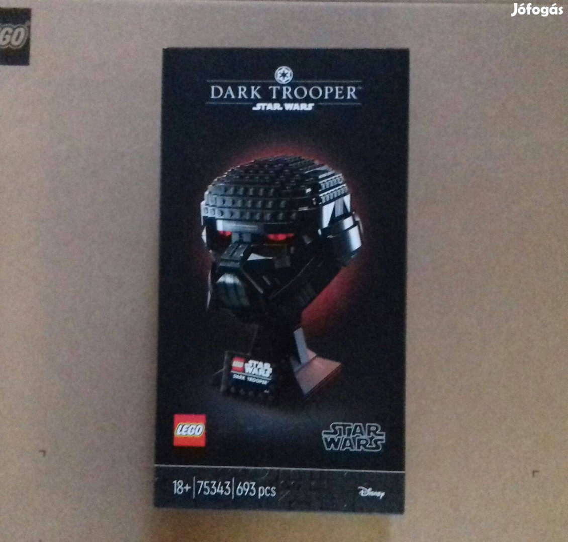 Bontatlan Star Wars LEGO Helmet 75343 Dark Trooper sisak. Fox.az árban