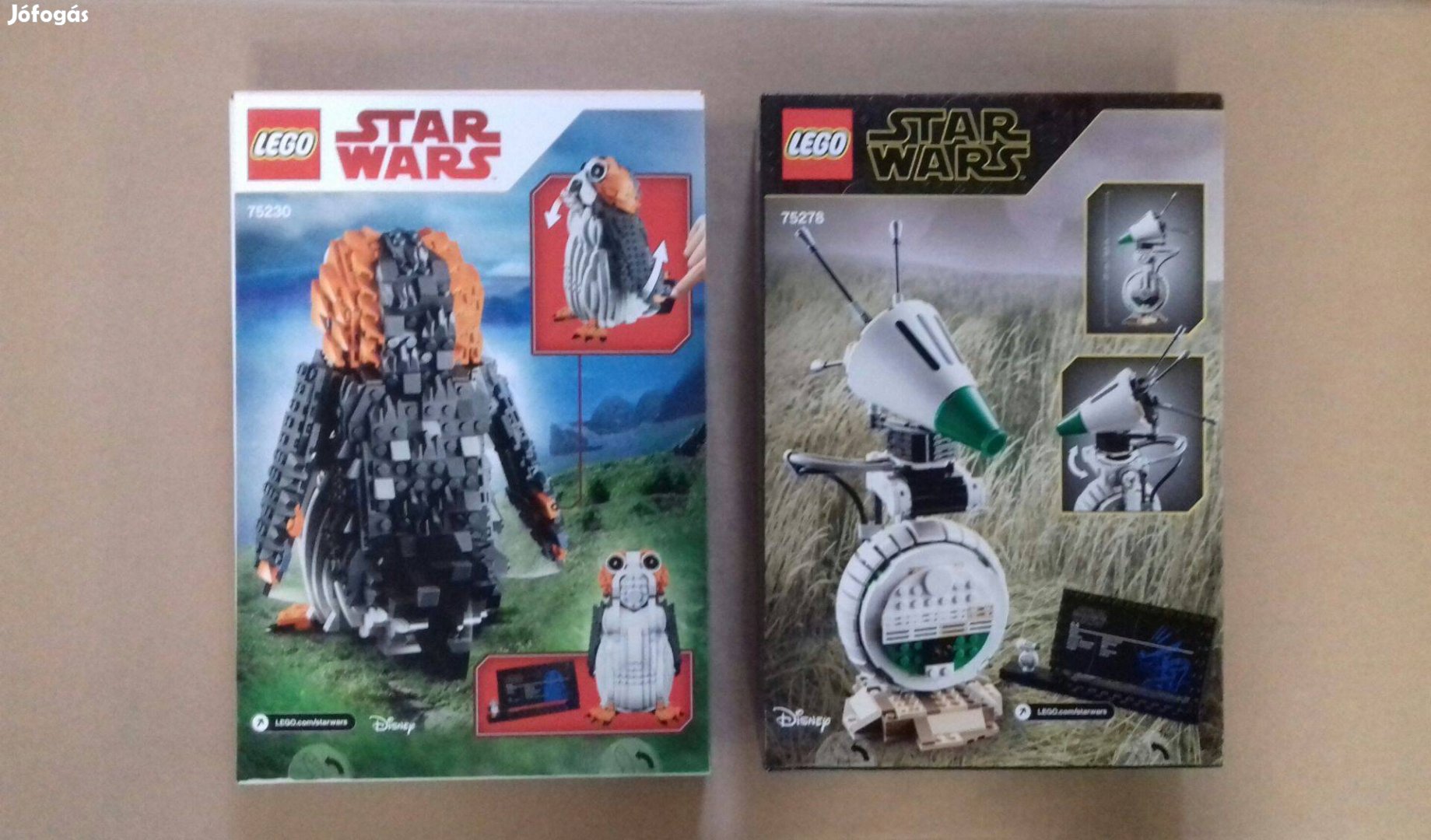 Bontatlan Star Wars LEGO -k: 75230 Porg + 75278 D-O Foxpost az árban !