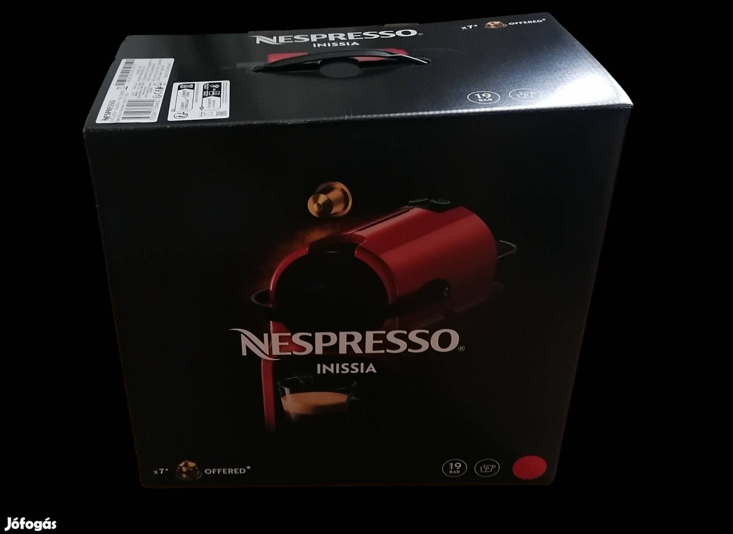 Bontatlan Új Nespresso Inissia C40 EU3 Ruby Red kapszulás kávéfőző