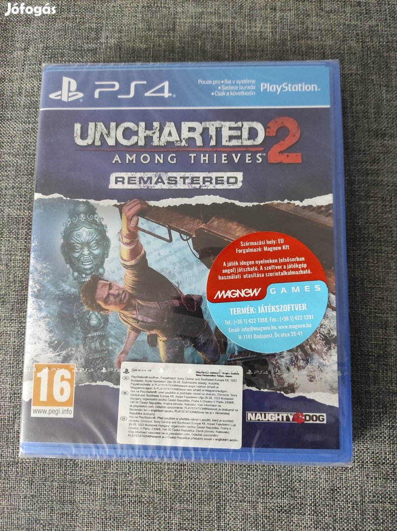 Bontatlan Uncharted 2: Among Thieves Remastered Playstation 4 PS4