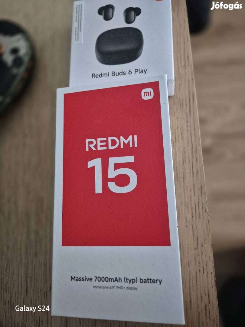 Bontatlan Xiaomi Redmi 15 7000mAH akkuval Buds 6 Play