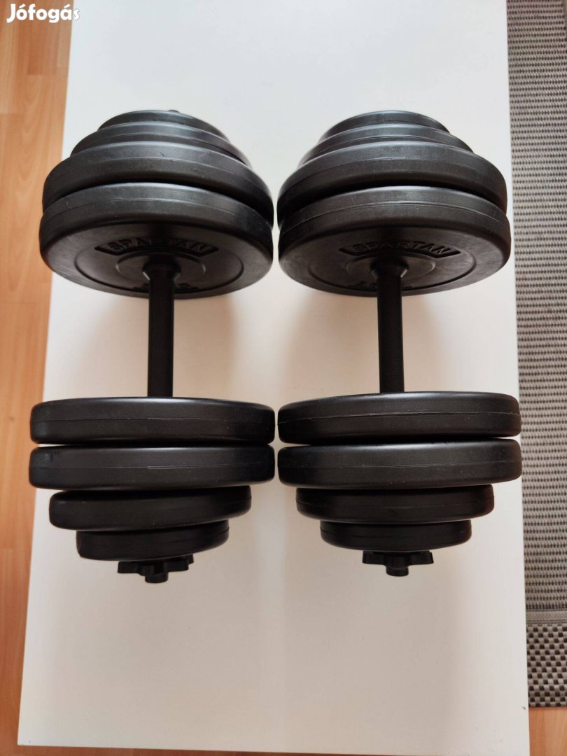 Bontatlan, Új! 30kg súlyzó szett