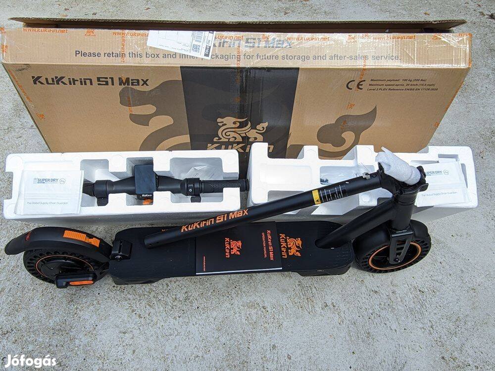 Bontatlan - Kukirin S1 Max - 350W motor, elektromos roller