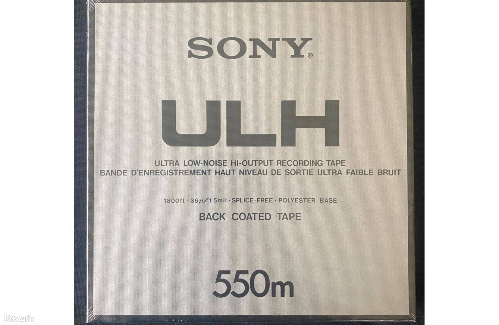 Bontatlan, fóliás Sony Ulh orsós magnó szalag 18 cm 550m