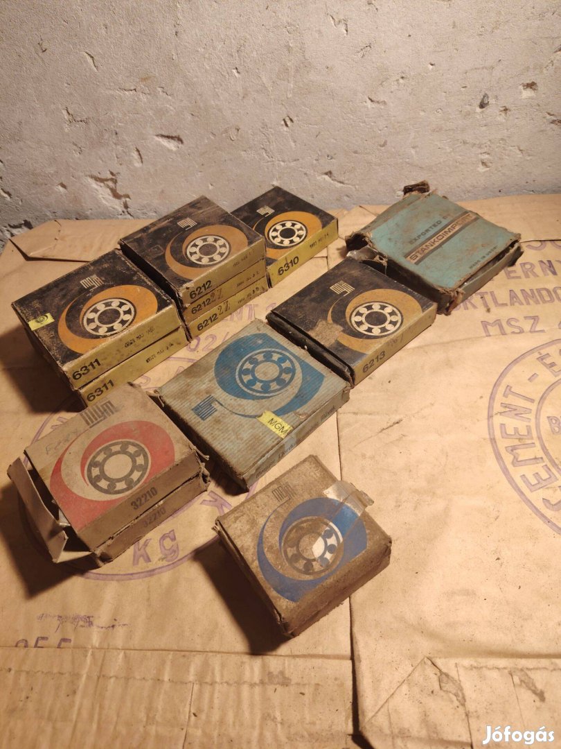 Bontatlan, magyar gyártású csapágyak 6212, 6310,6213,6311