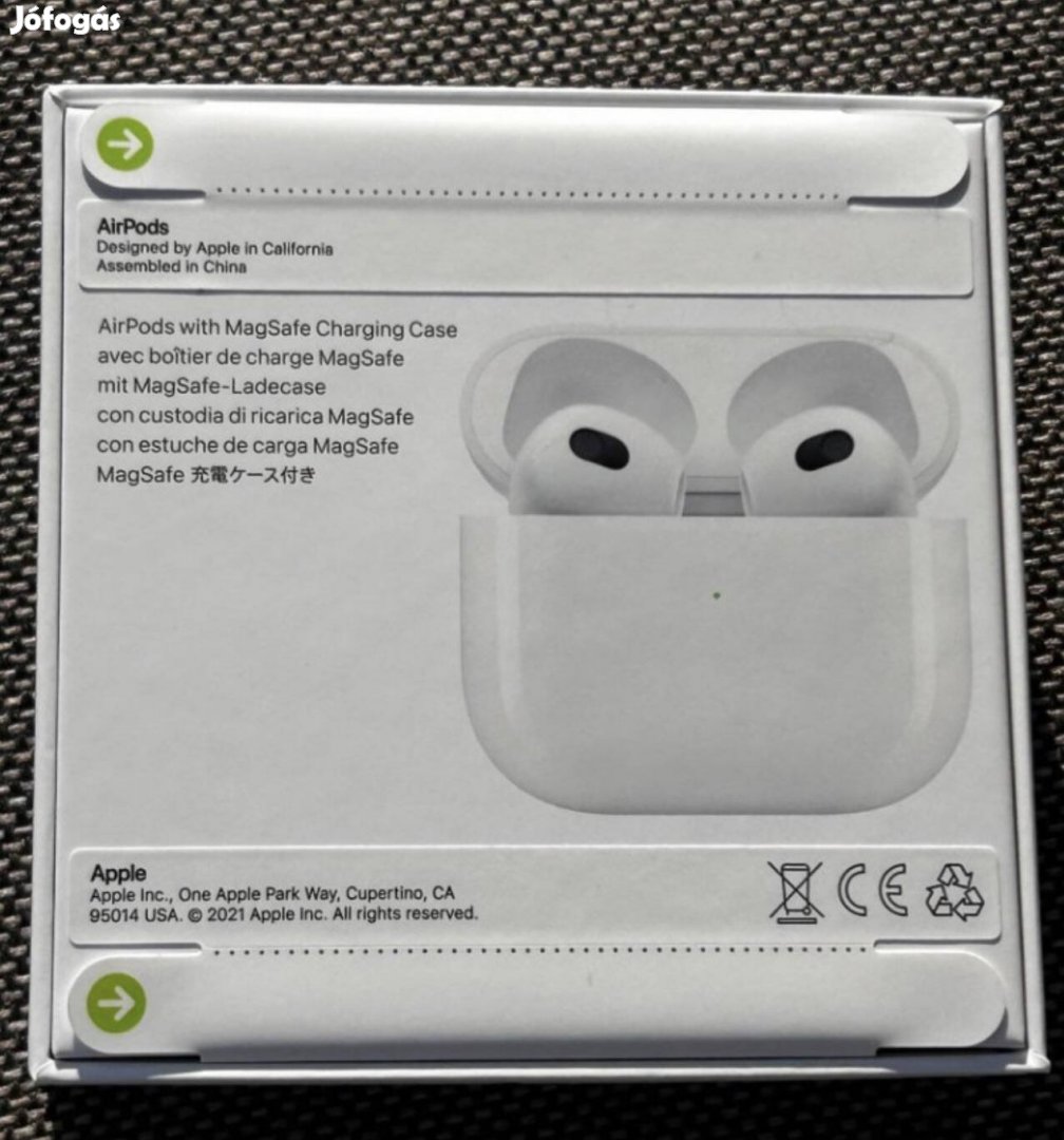 Bontatlan ,új Apple Airpods (Gen. 3.) magsafe tokkal