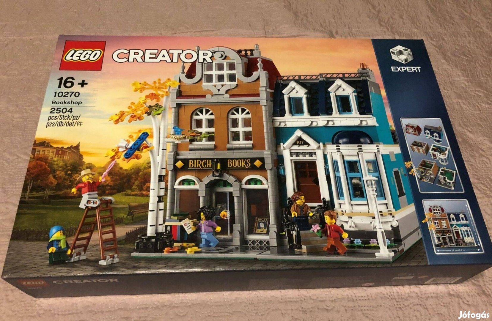 Bontatlan, új LEGO Creator Expert 10270 Könyvesbolt