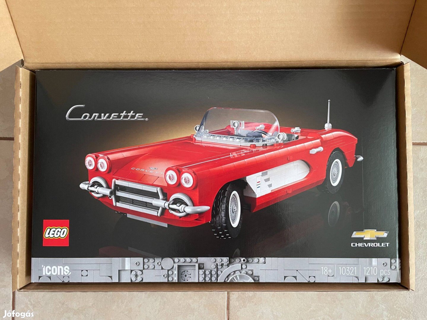 Bontatlan, új LEGO Icons 10321 Corvette