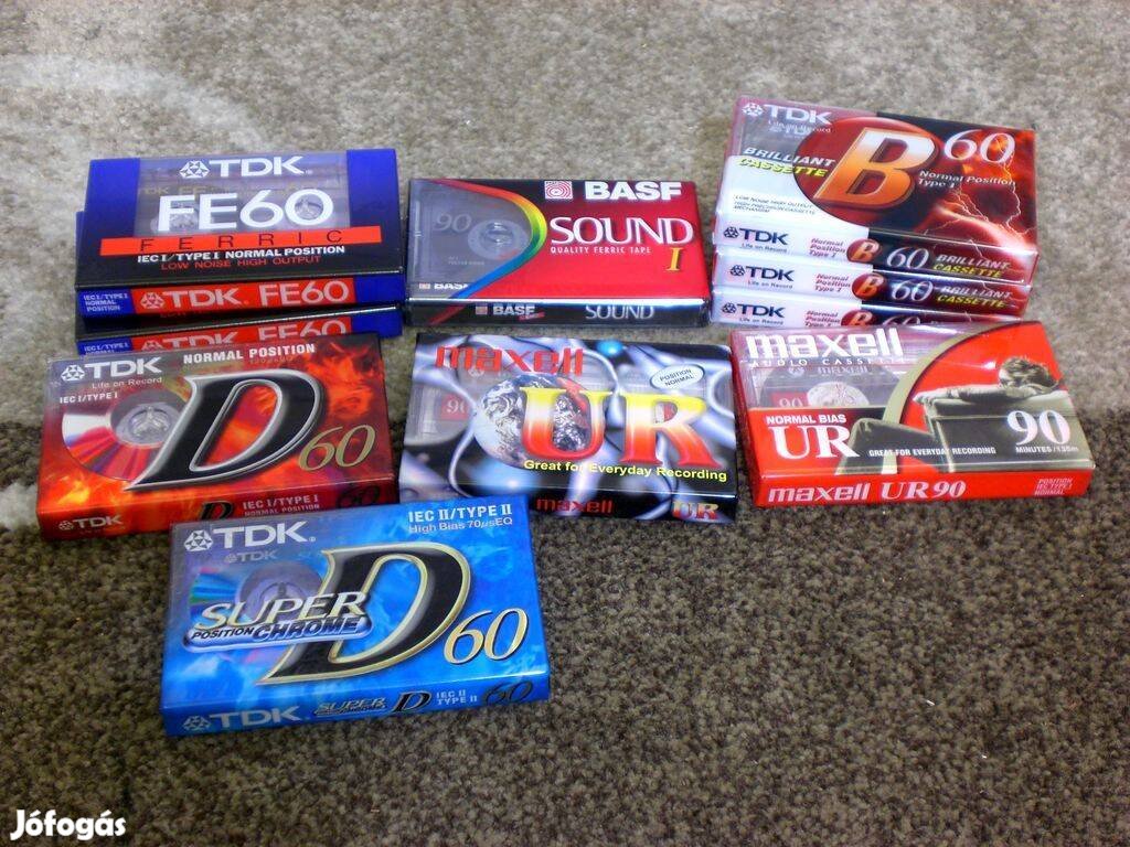 Bontatlan audio kazetta csomag 10 db.