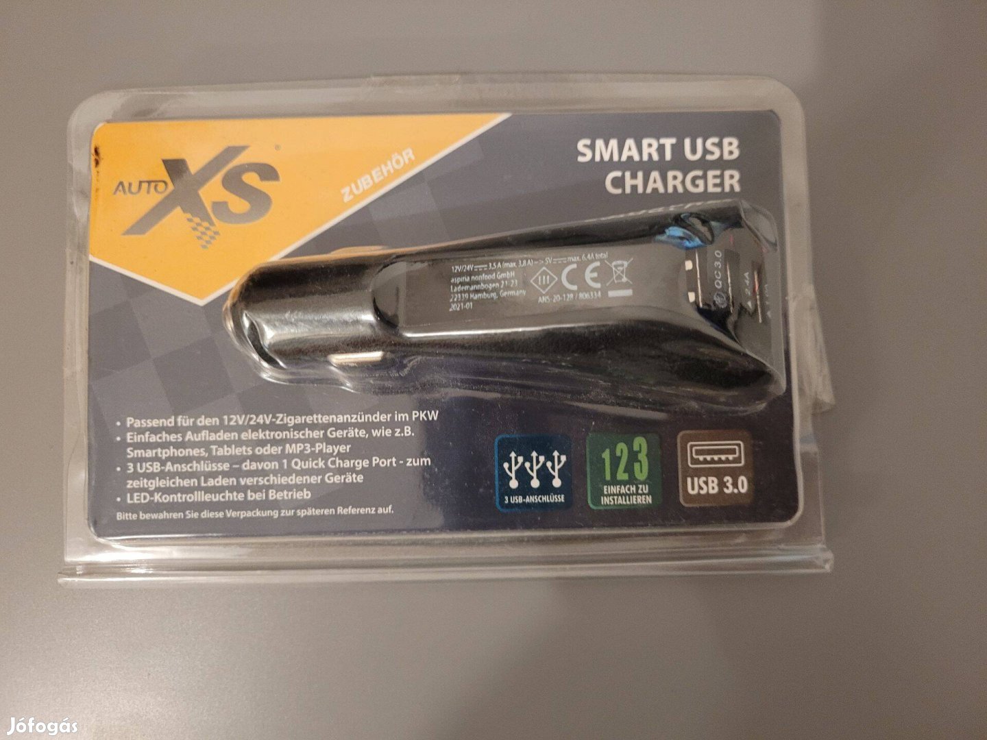Bontatlan autós USB töltő szivargyújtóhoz
