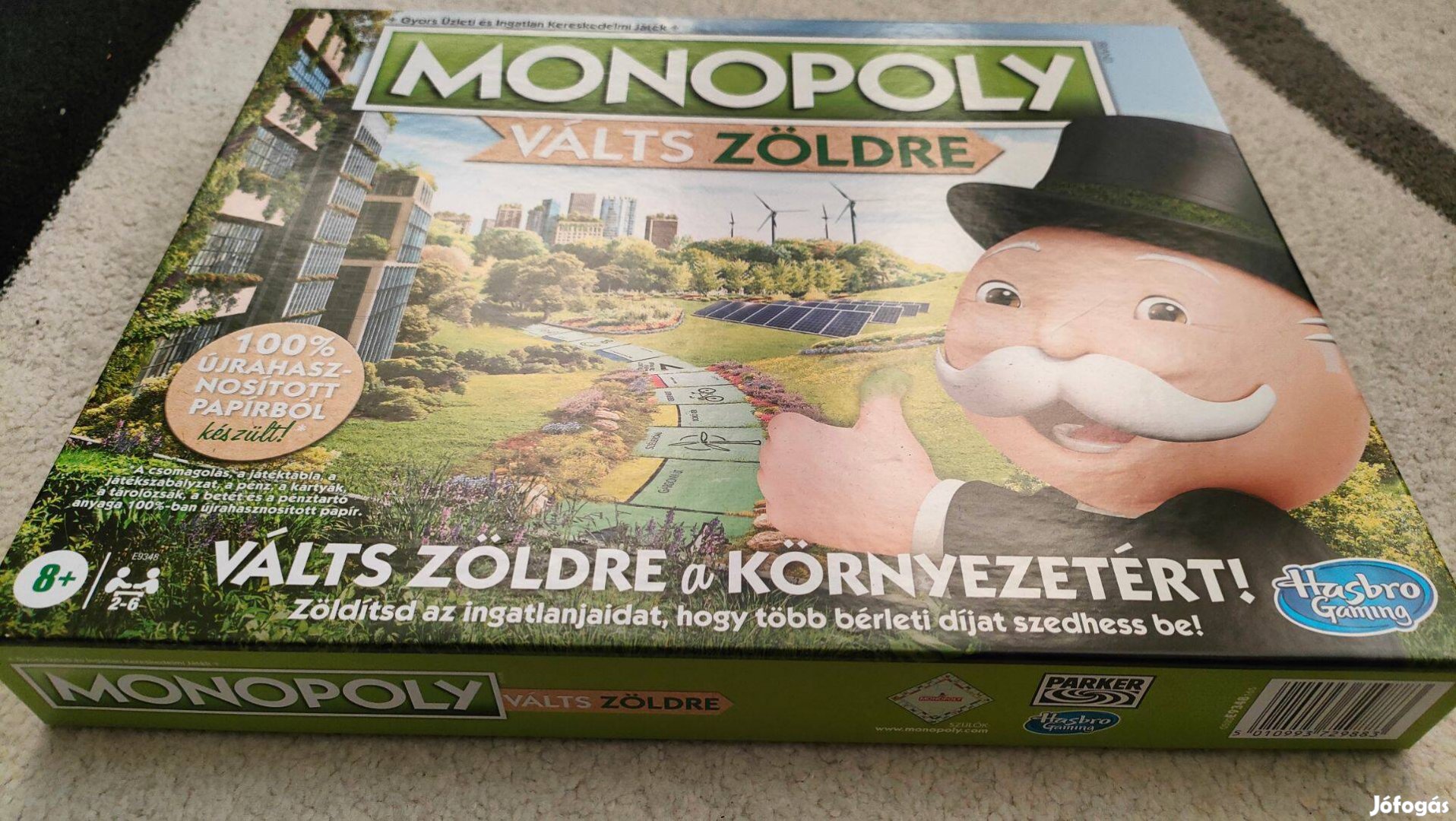 Bontatlan csomagolású - Hasbro Monopoly Válts zöldre - Go Green társas