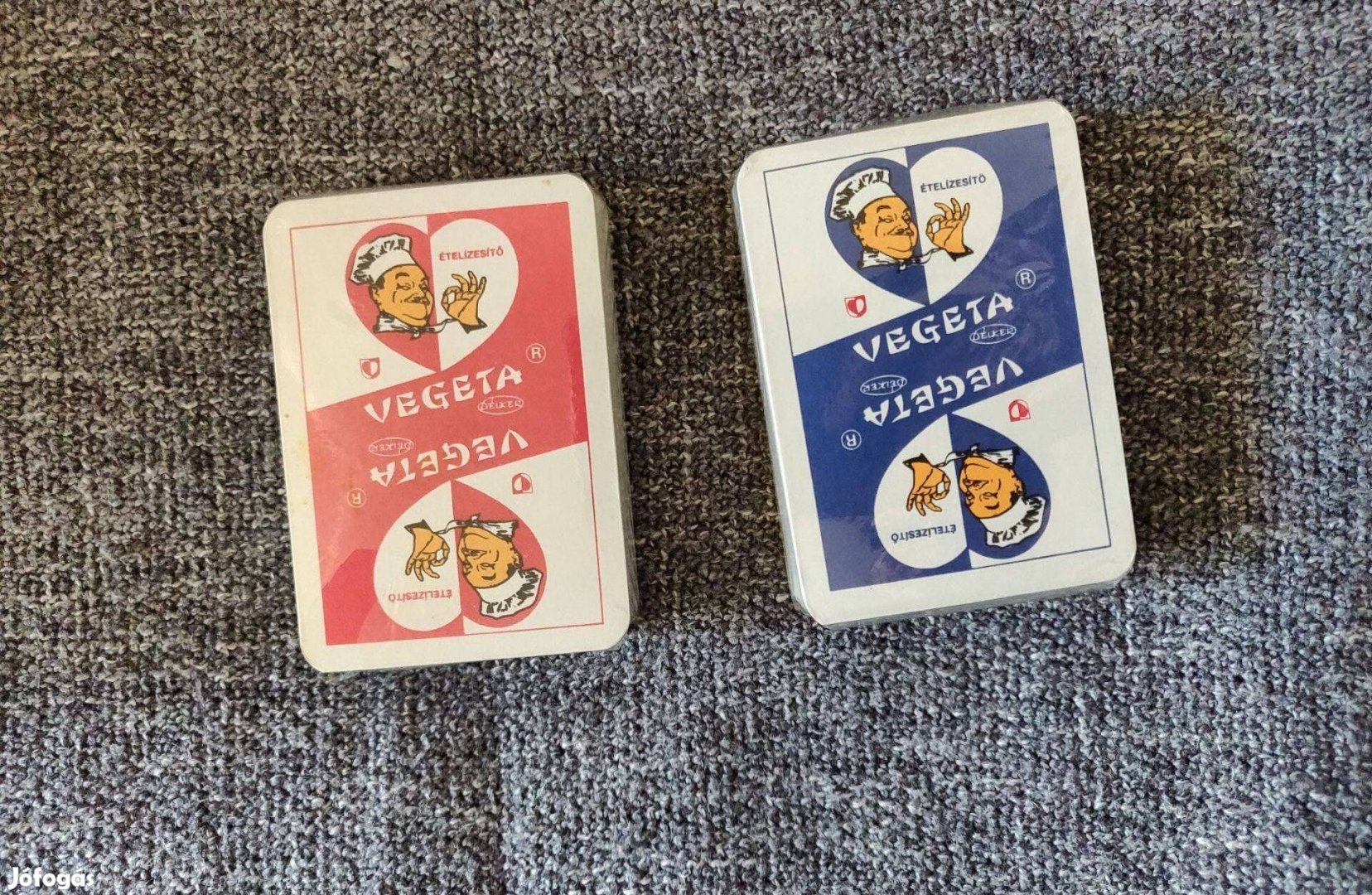 Bontatlan csomagolású retro Vegeta francia kártyapakli