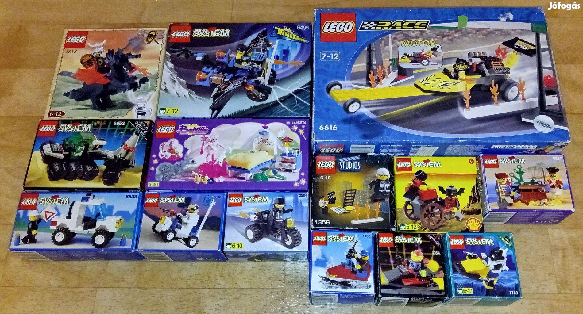 Bontatlan és bontott Lego System, Castle, Pirates, Town, Space készlet
