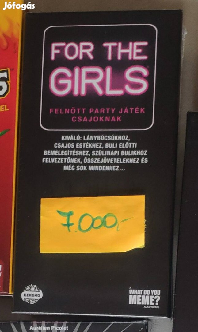 Bontatlan felnőtt, 18+ társasjáték: For the girls 