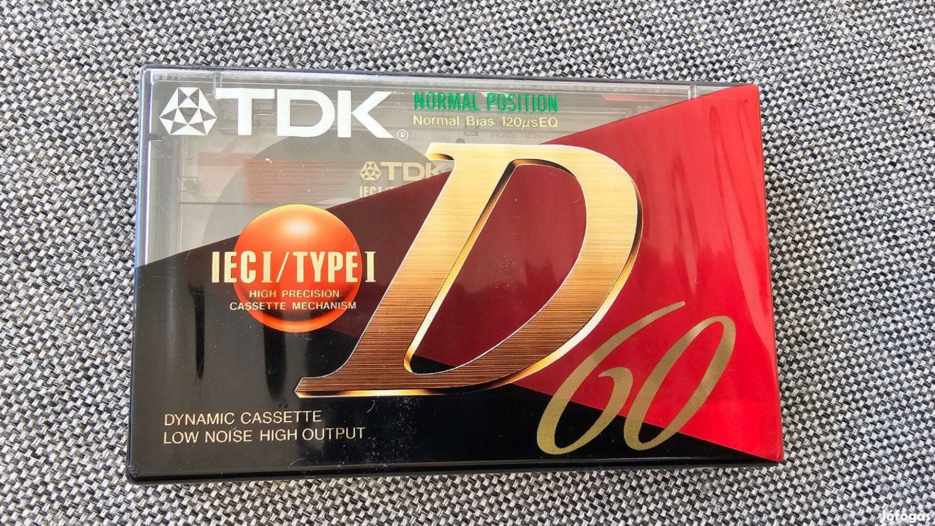 Bontatlan új TDK D60 cassette