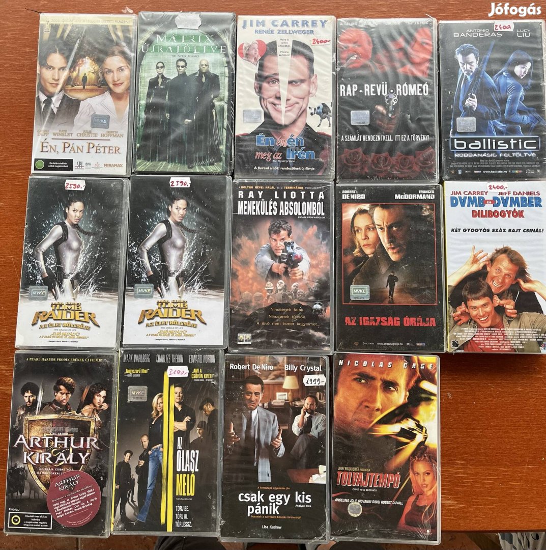 Bontatlan vhs kazetták eladók