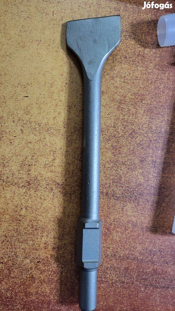 Bontókalapács lapos széles vésőszár Hex/hatszög 400x25x75mm