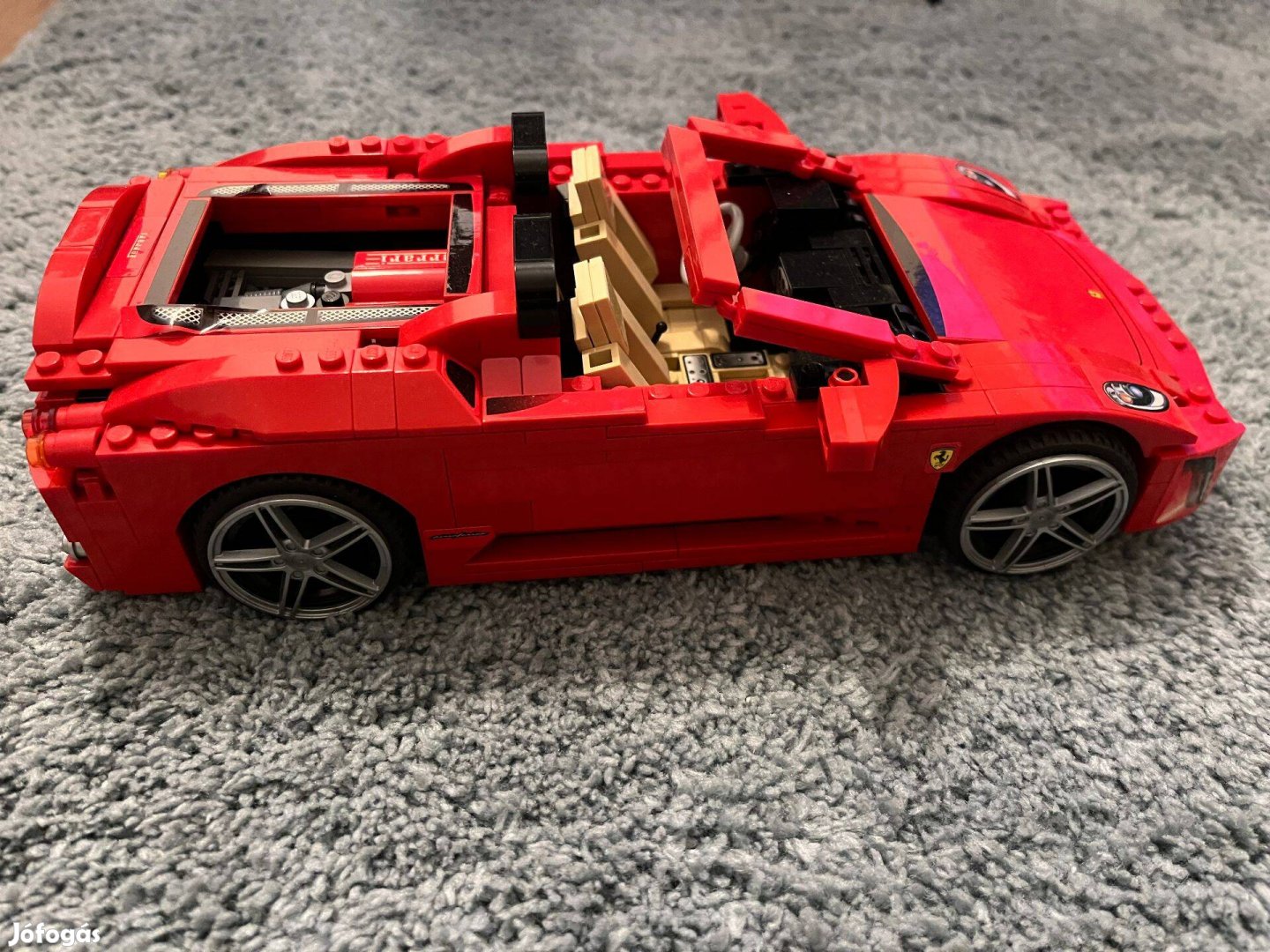 Bontott, hiánytalan LEGO Racers 8671 Ferrari 430 Spider 1:17