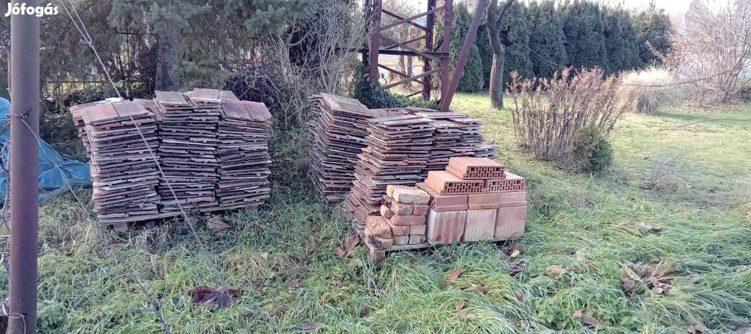 Bontott cserép ingyen, 2 raklap, csak január 16-án