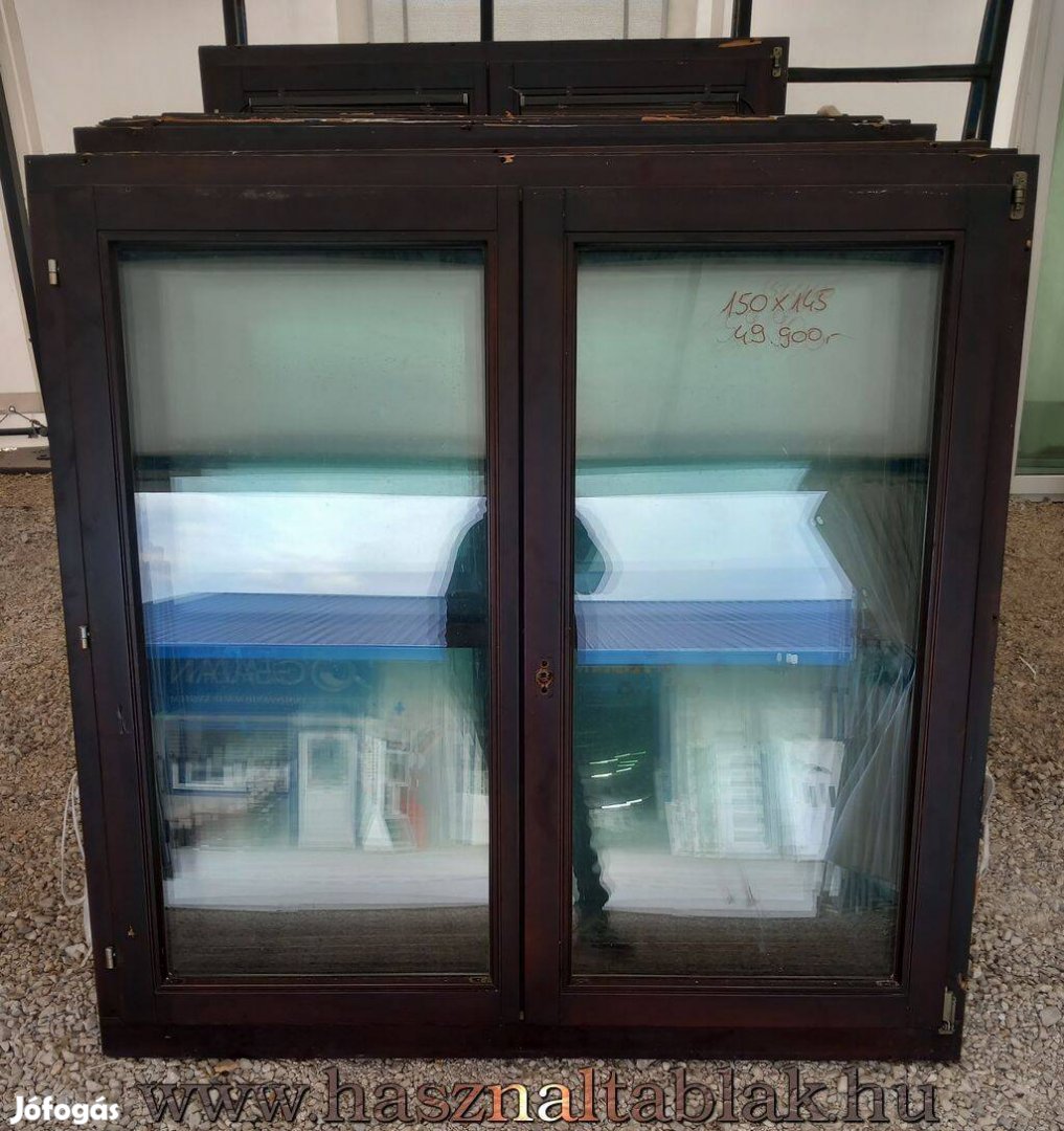 Bontott fa ablak 2 szárnyas típus