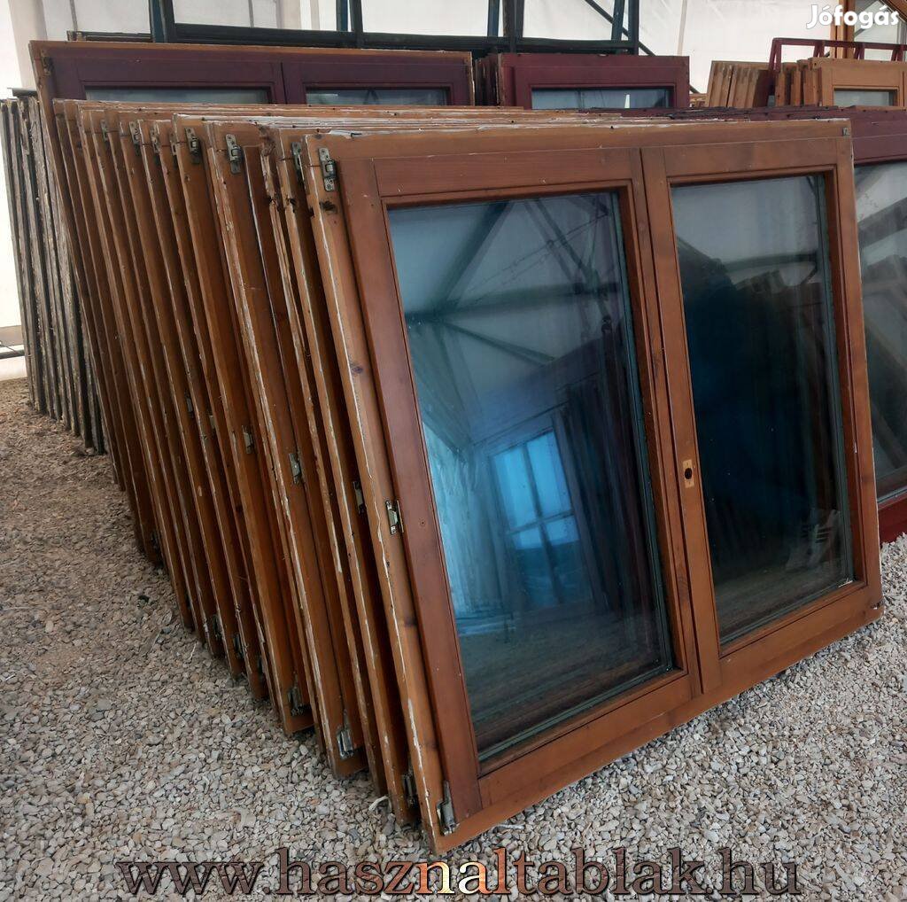 Bontott fa ablak 2 szárnyas típus