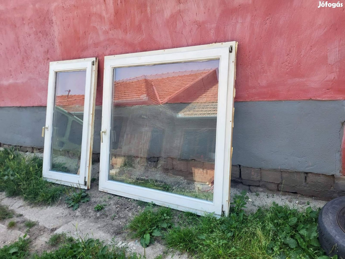 Bontott hőszigetelt fa ablakok eladó