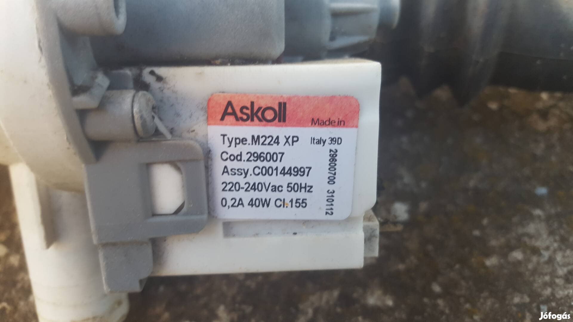 Bontott mosógép alkatrészek