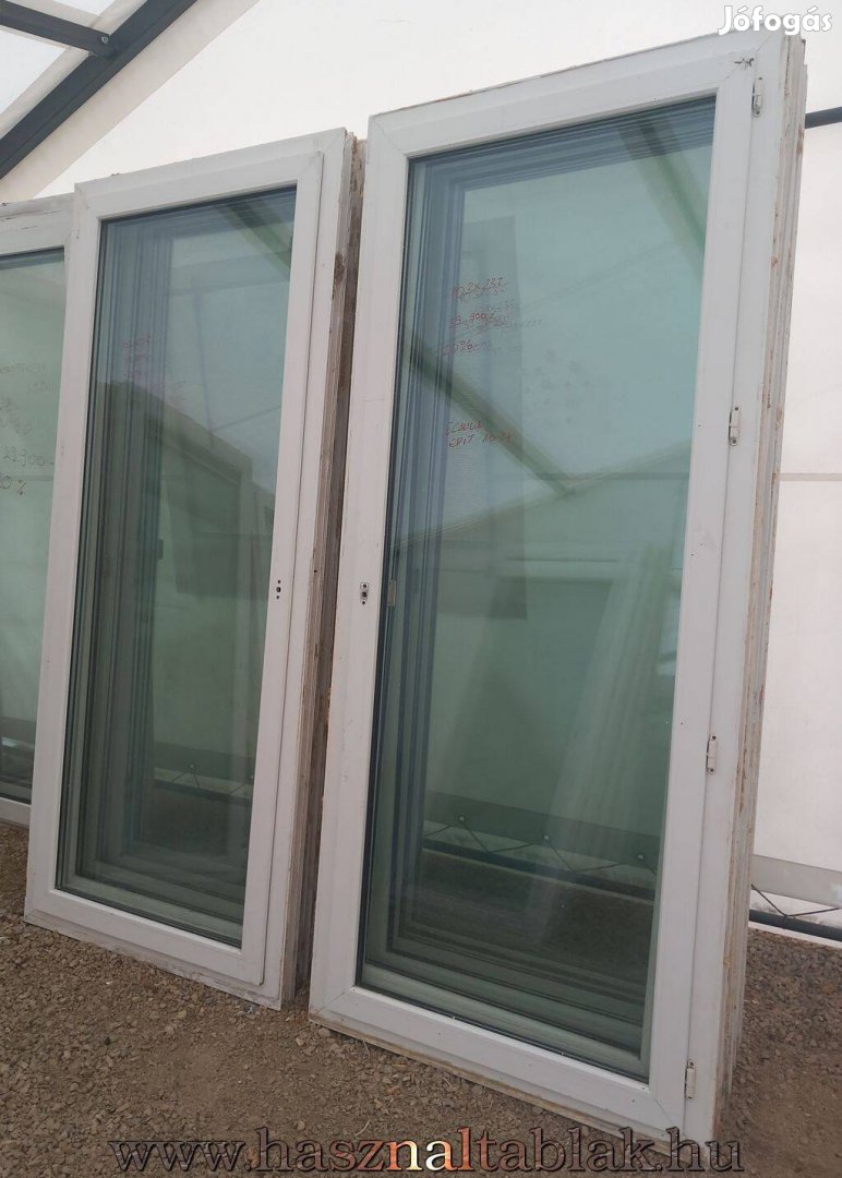 Bontott műanyag erkélyajtók 1 szárnyas kivitel