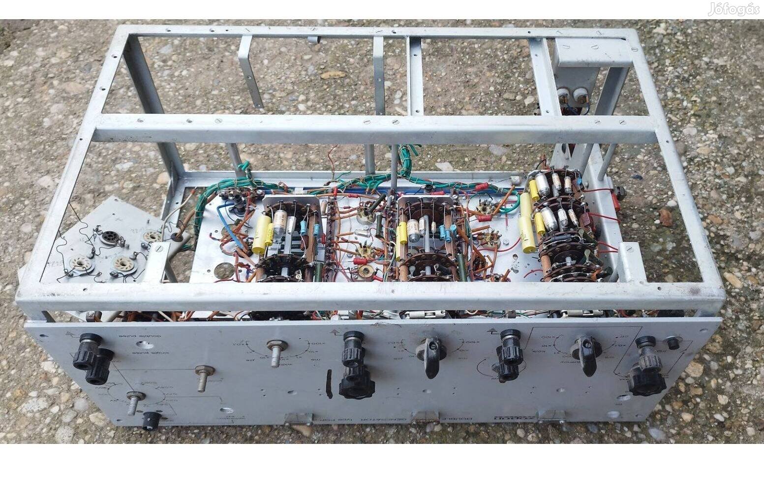 Bontott műszerváz Double Pulse Generator PGP-2 yaxley kapcsolókkal