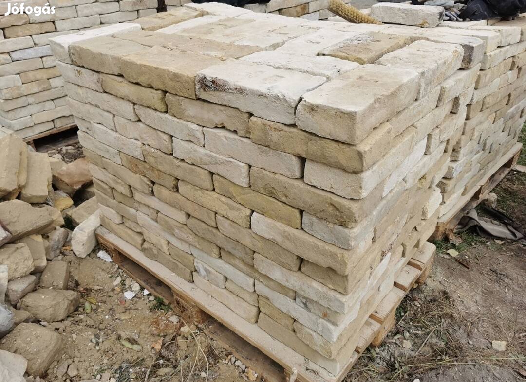 Bontott nagy méretű sárga slitter tégla 15000db (