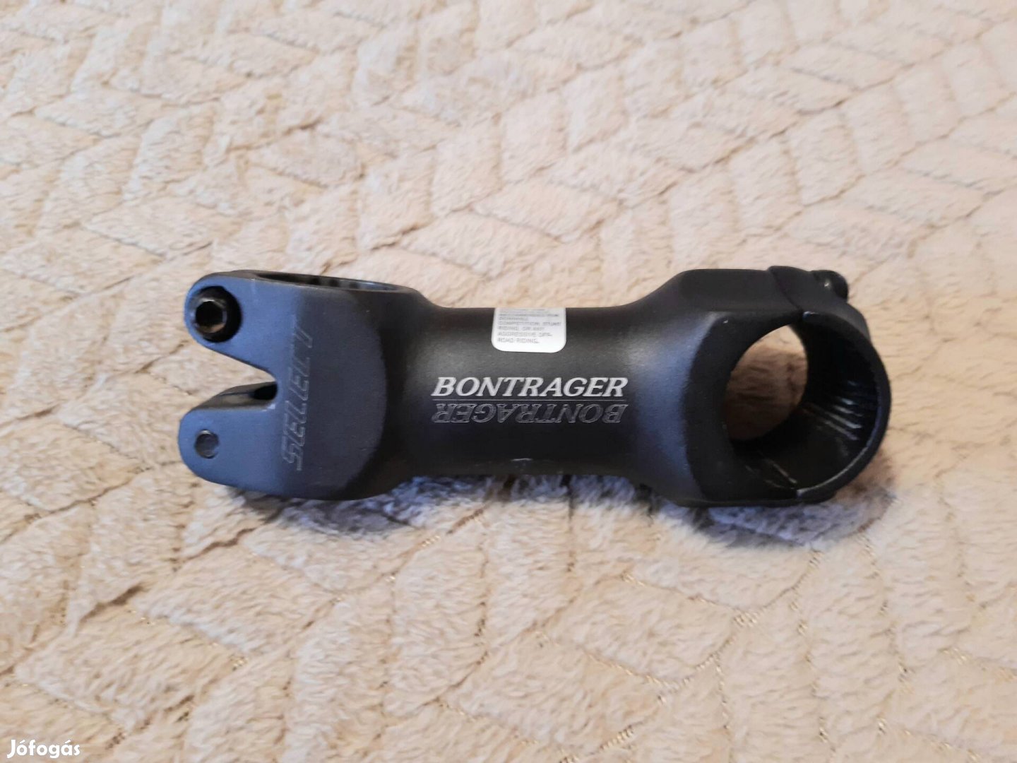 Bontrager Select alu kormányszár, stucni. 90mm hosszú.