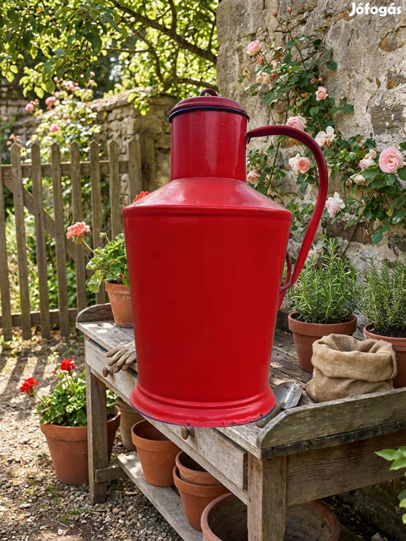 Bonyhádi zománcos füles ceglédi kanna