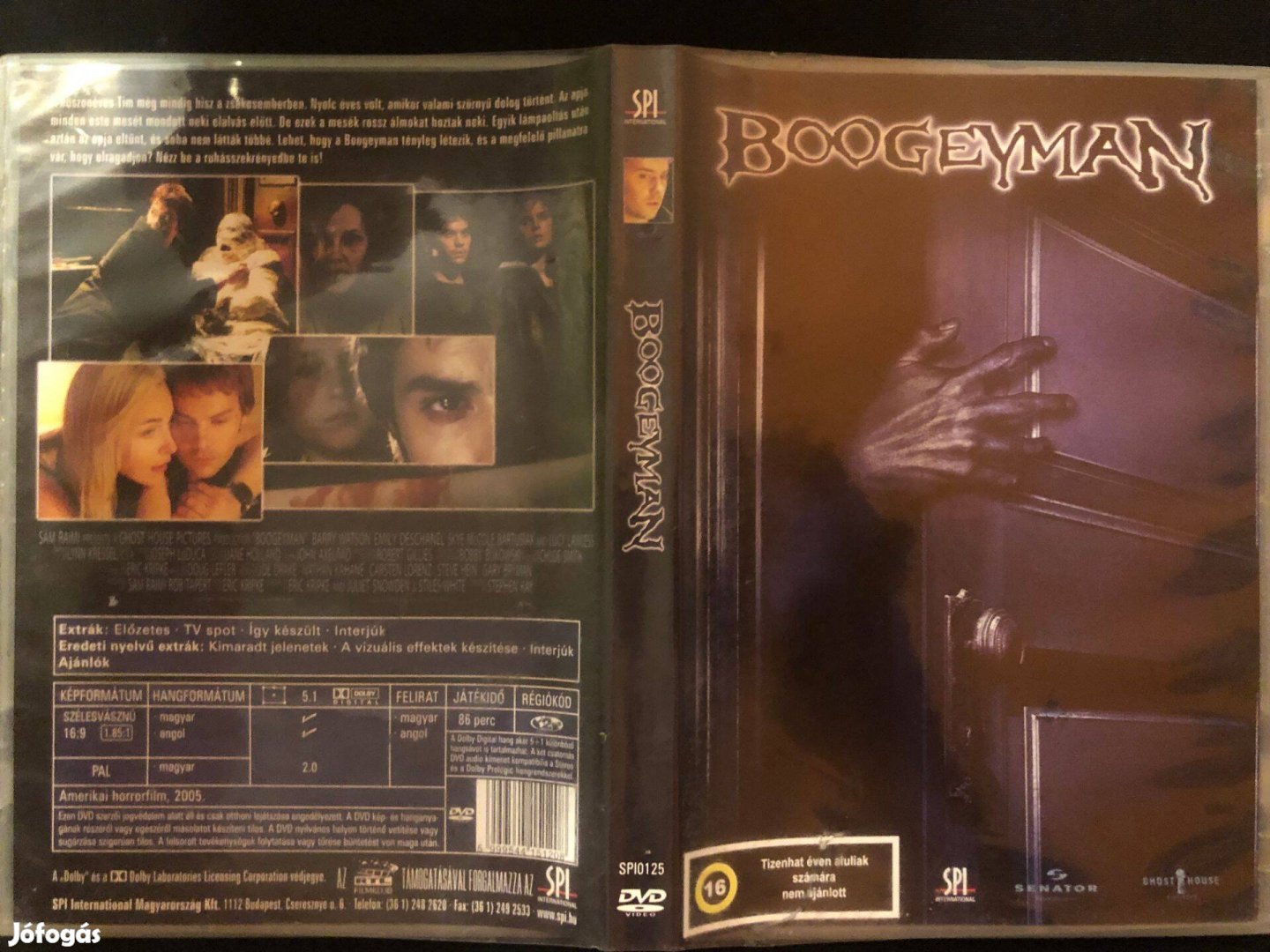 Boogeyman DVD (Barry Watson, Emily Deschanel)