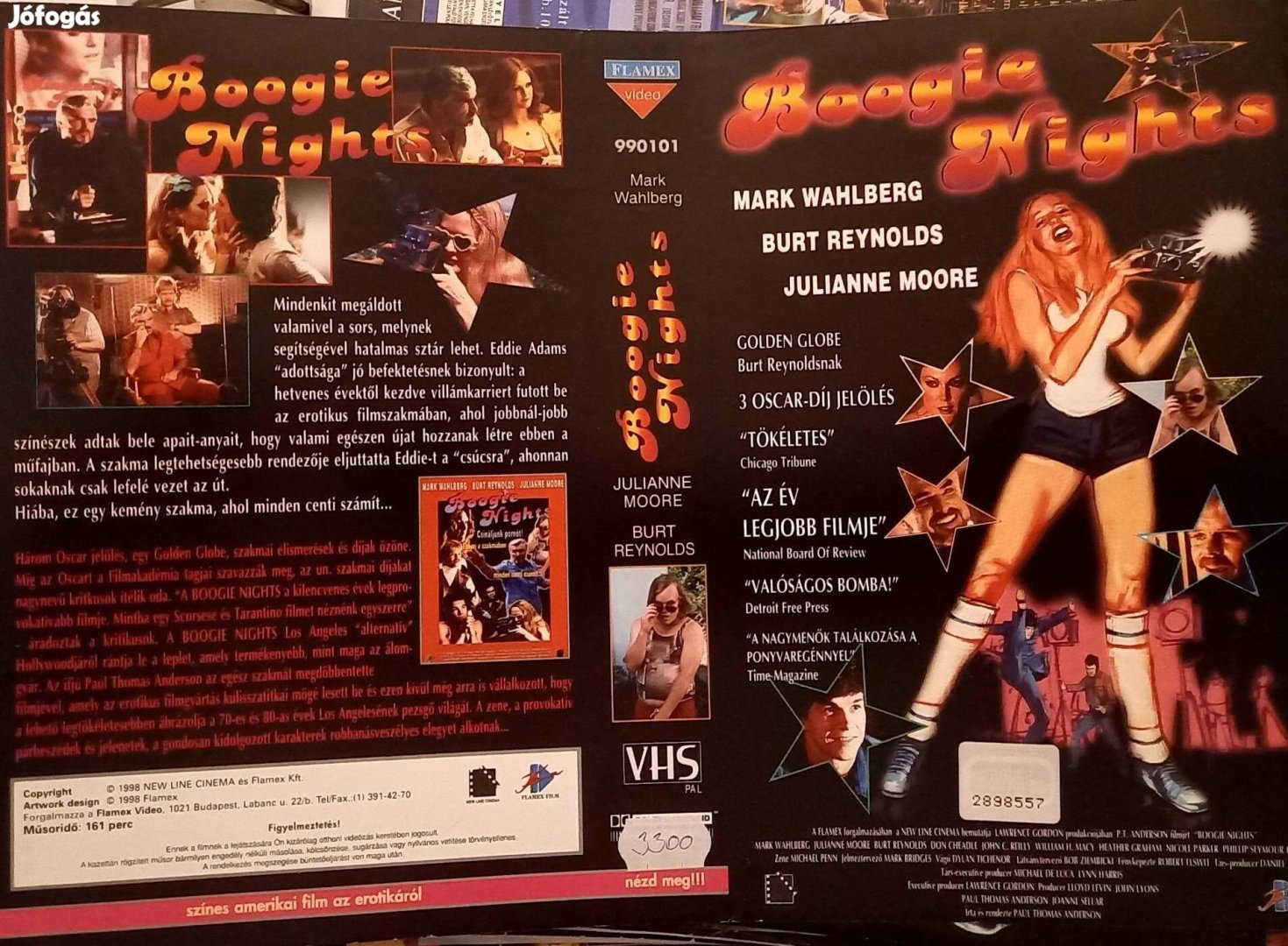 Boogie Nights - flamex vhs - nagytokos