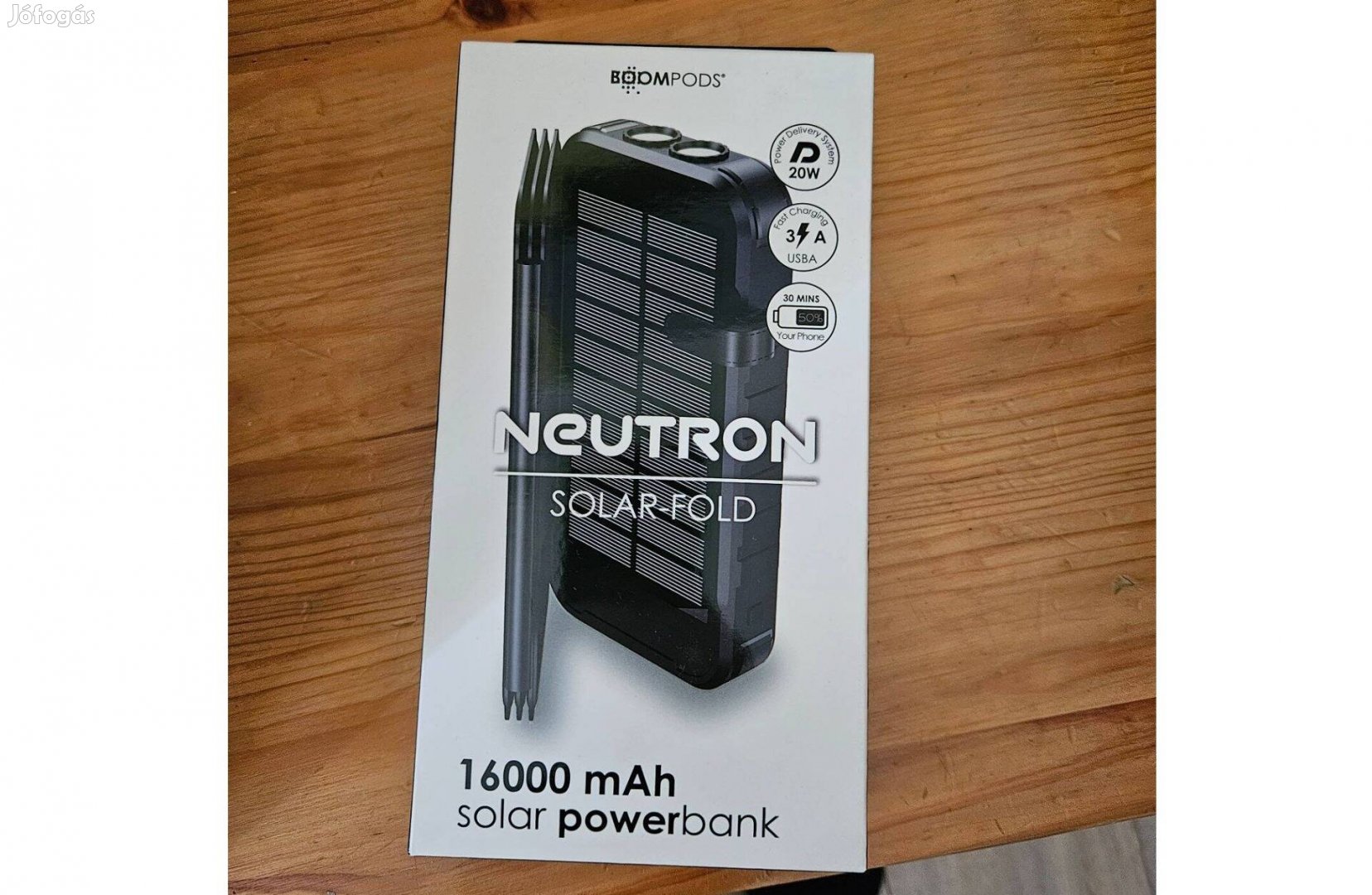 Boompods neutron solar powerbank 16000mah