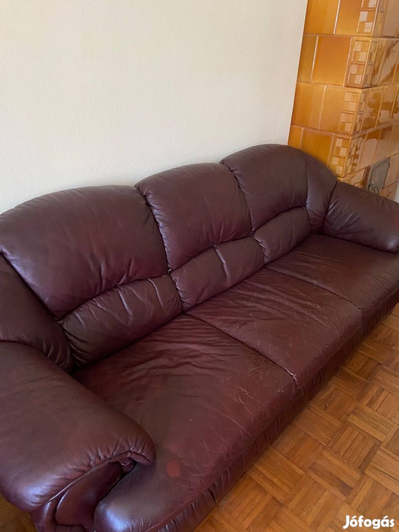 Bőr Kanapé 3 személyes