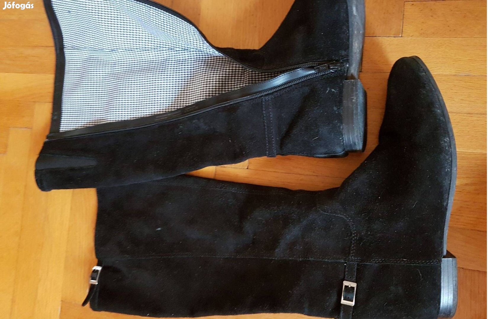 Bőr Vagabond női csizma fekete 38 38-as