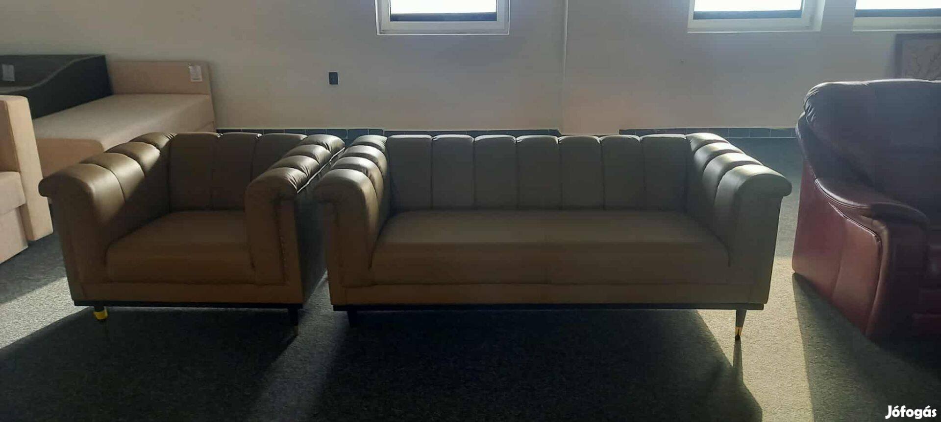 Bőr kanapé fotel Block