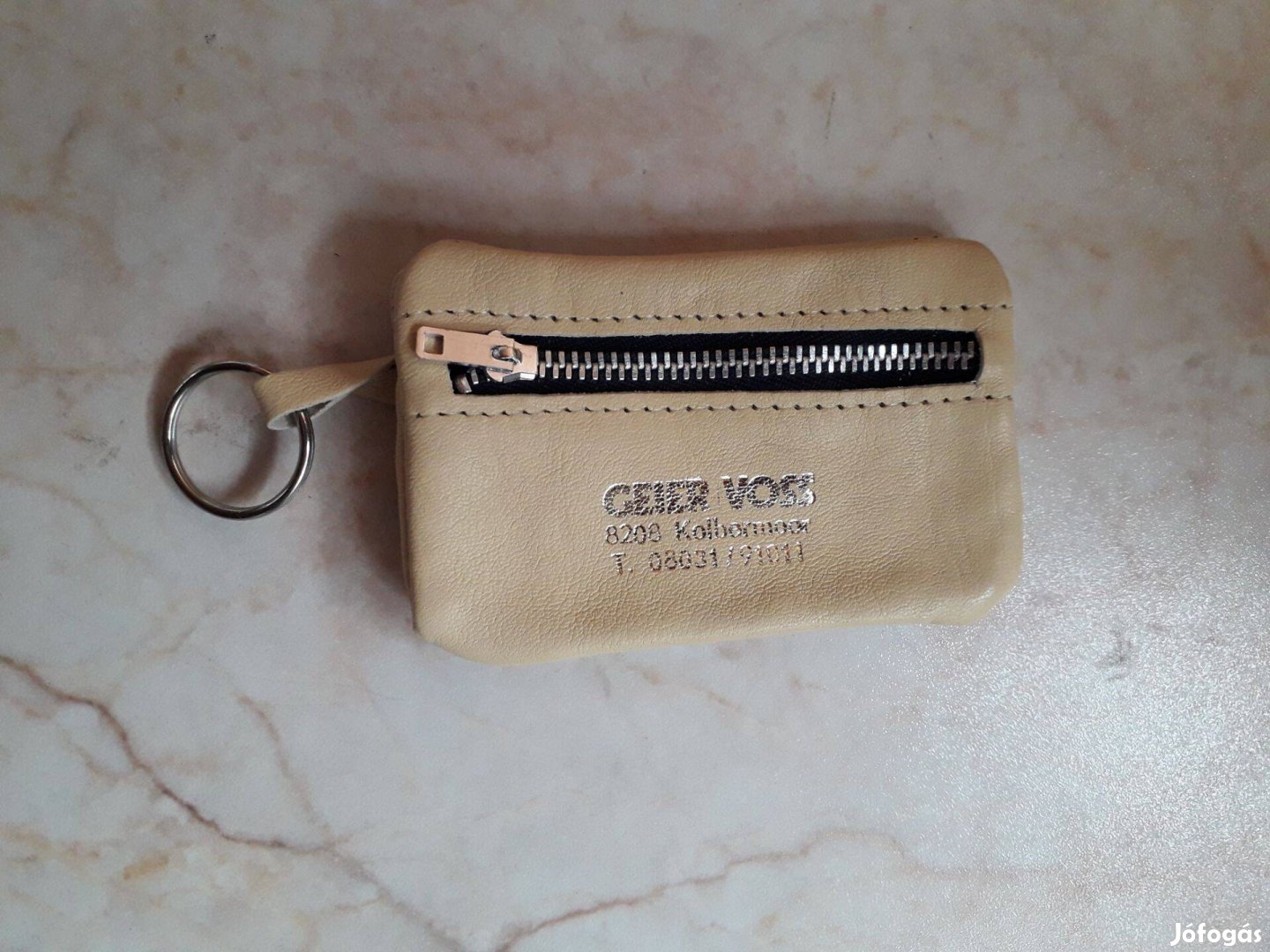 Bőr kulcstartó, Geier Voss