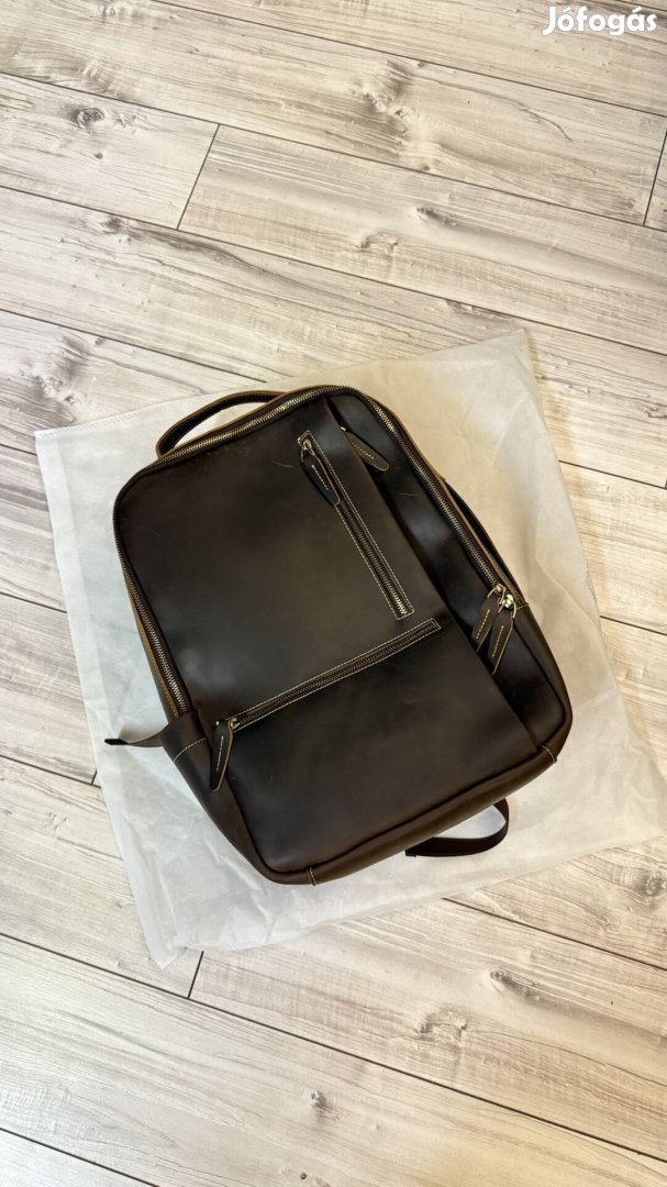 Bőr laptop hátizsák táska utazó bőrönd poggyász, bőrtáska