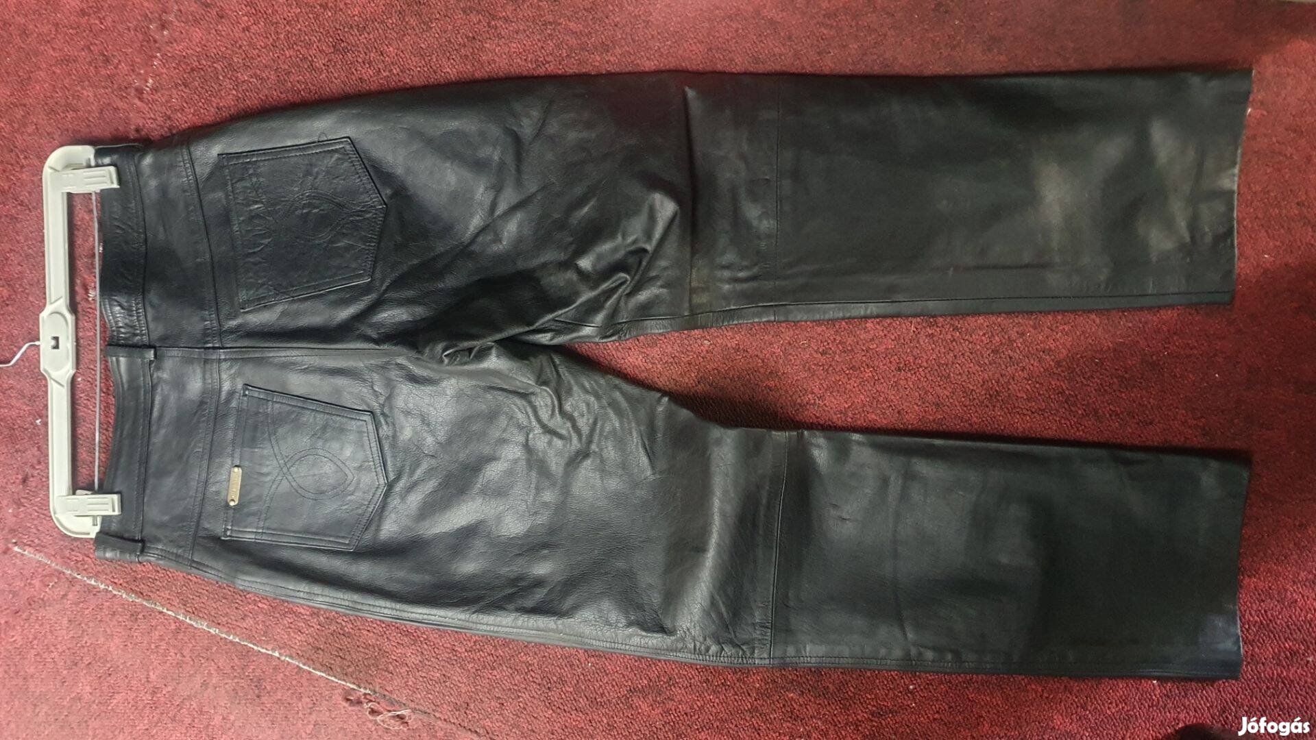 Bőr nadrág derék 36-37 cm