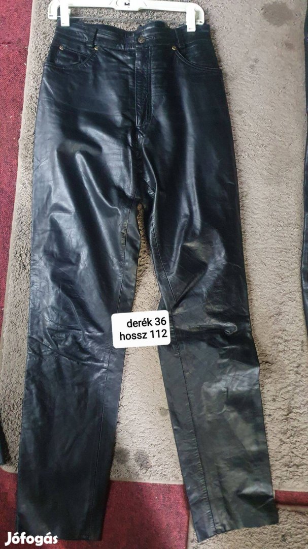 Bőr nadrág derék 36cm