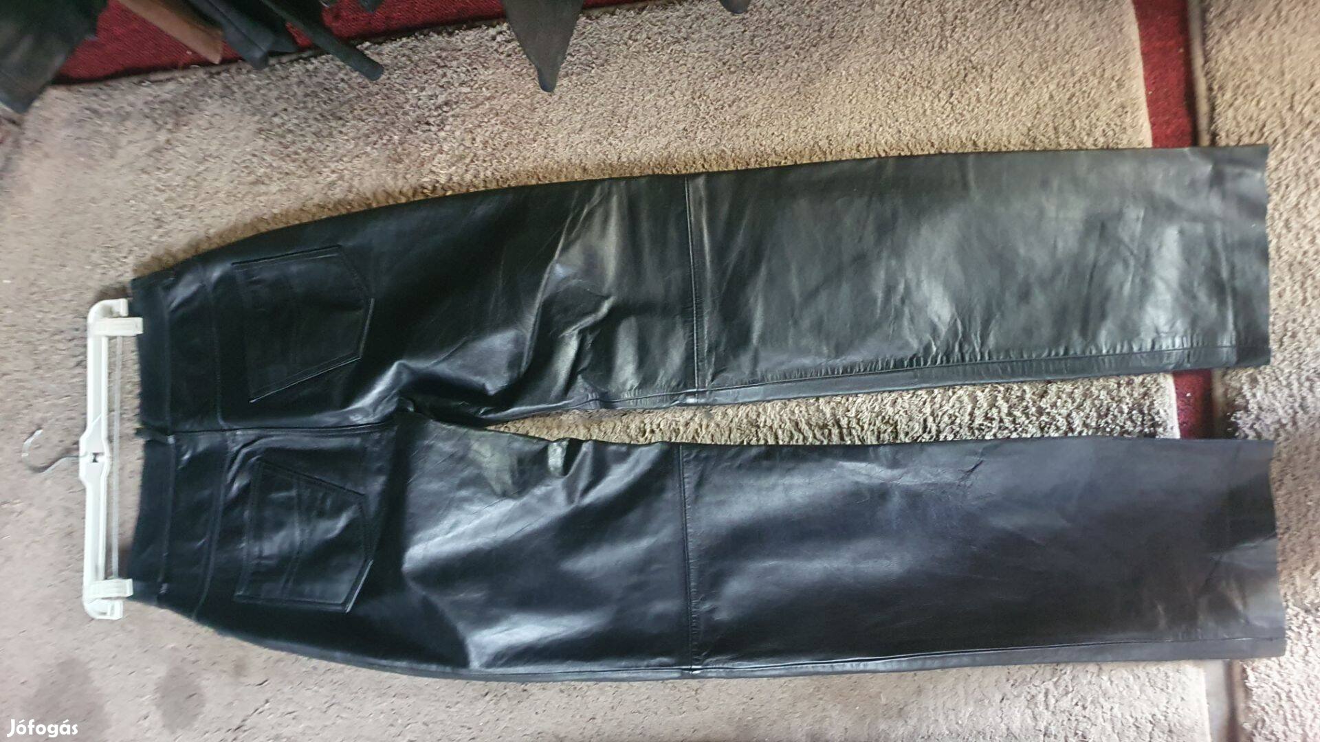 Bőr nadrág derék 37cm