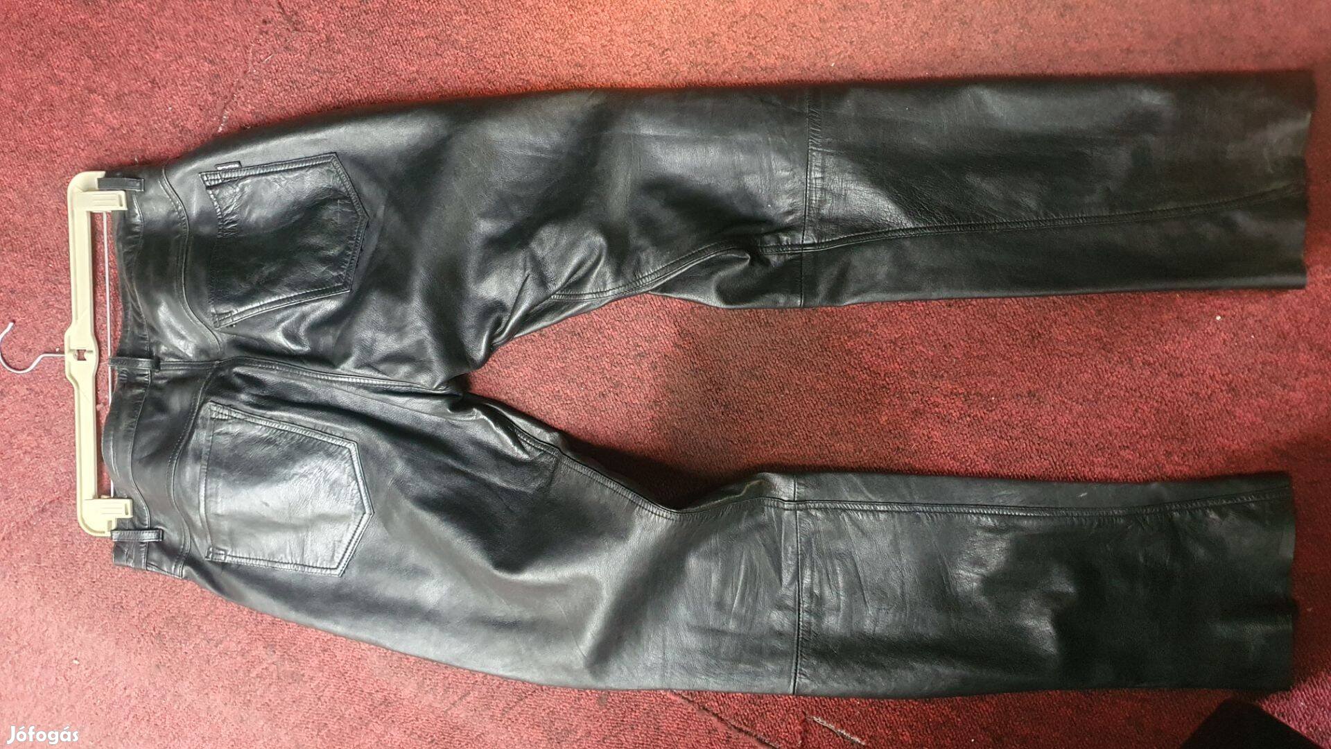 Bőr nadrág derék 41cm