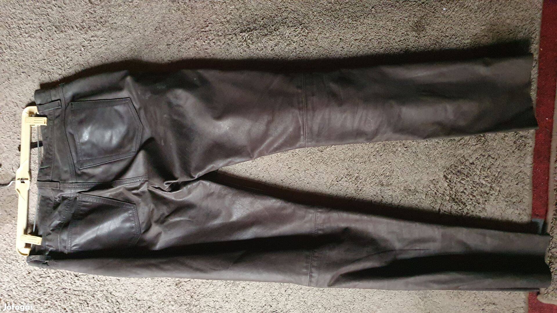 Bőr nadrág derék 43cm
