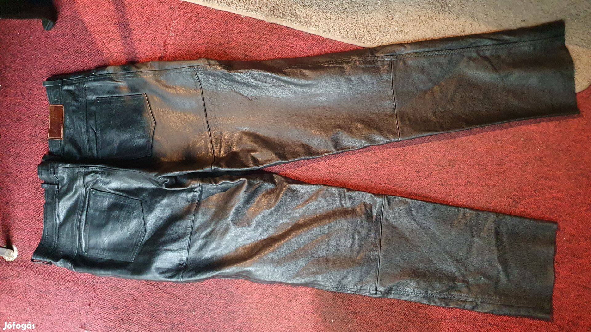 Bőr nadrág derék 46cm