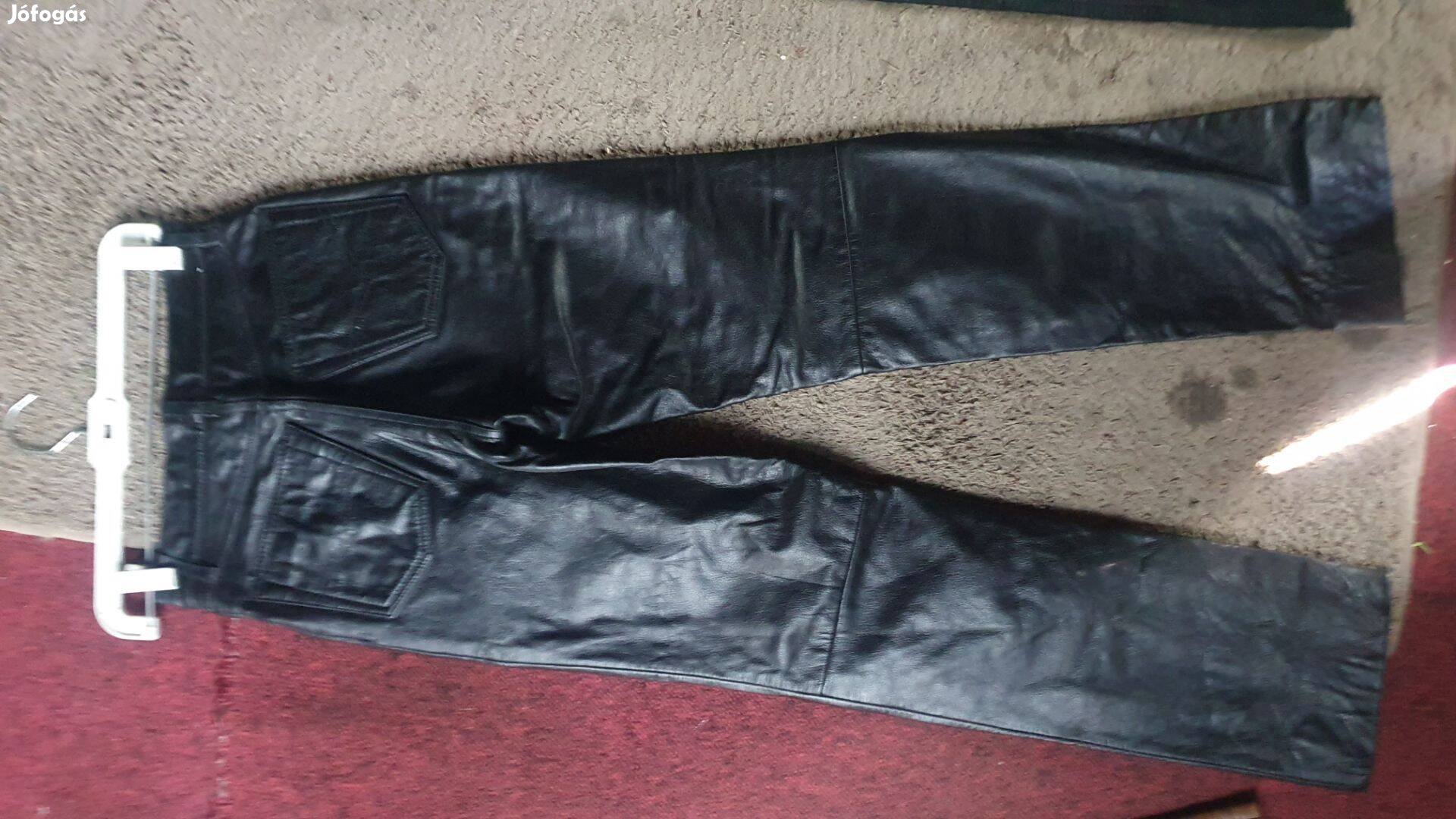 Bőr nadrág kis méret derék 31cm