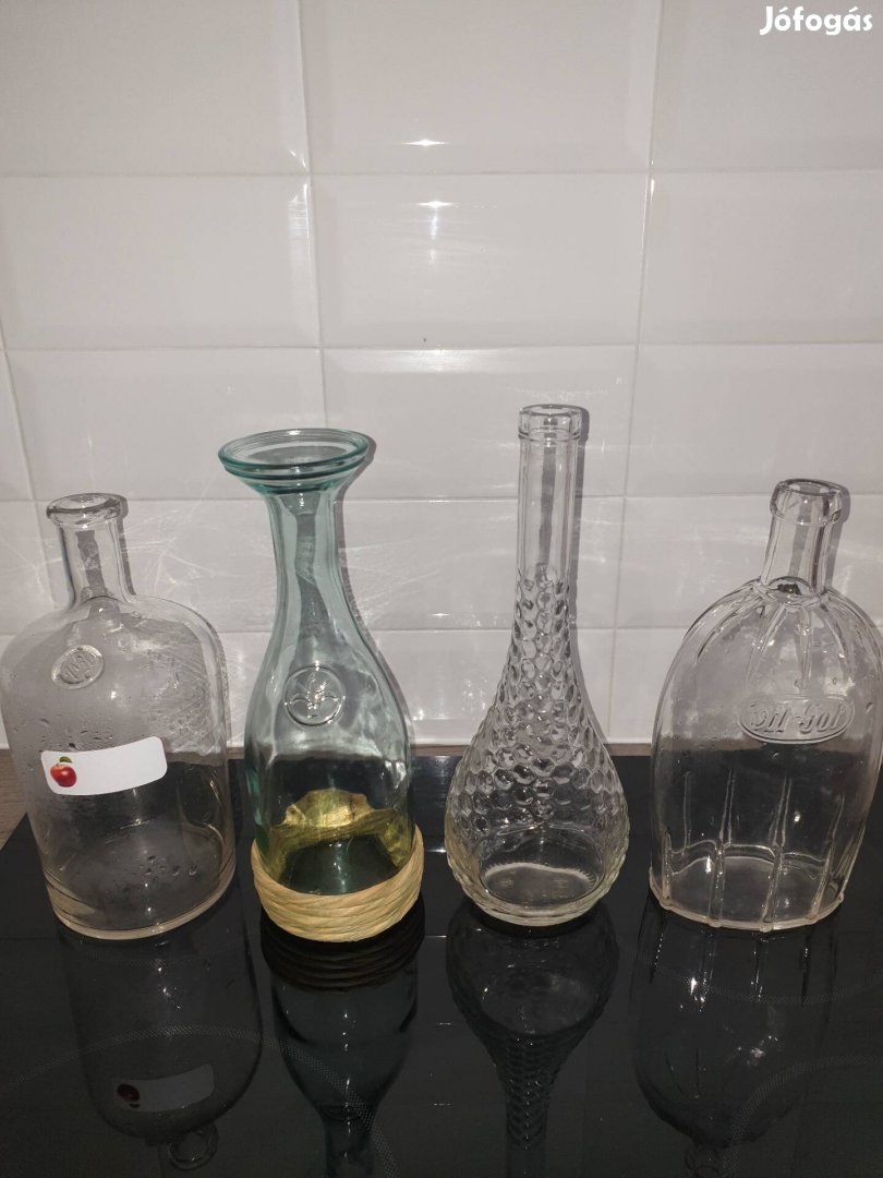Bor tárolására különleges üvegek