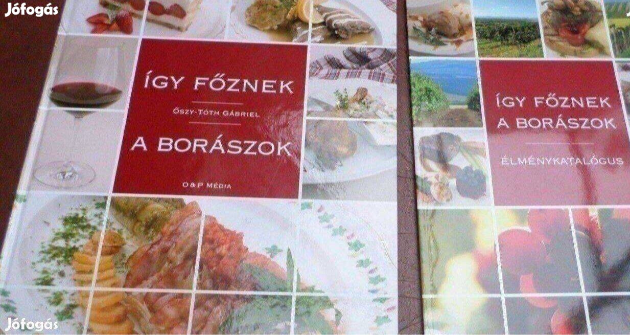 Borász szakács könyv + CD Új szakácskönyv